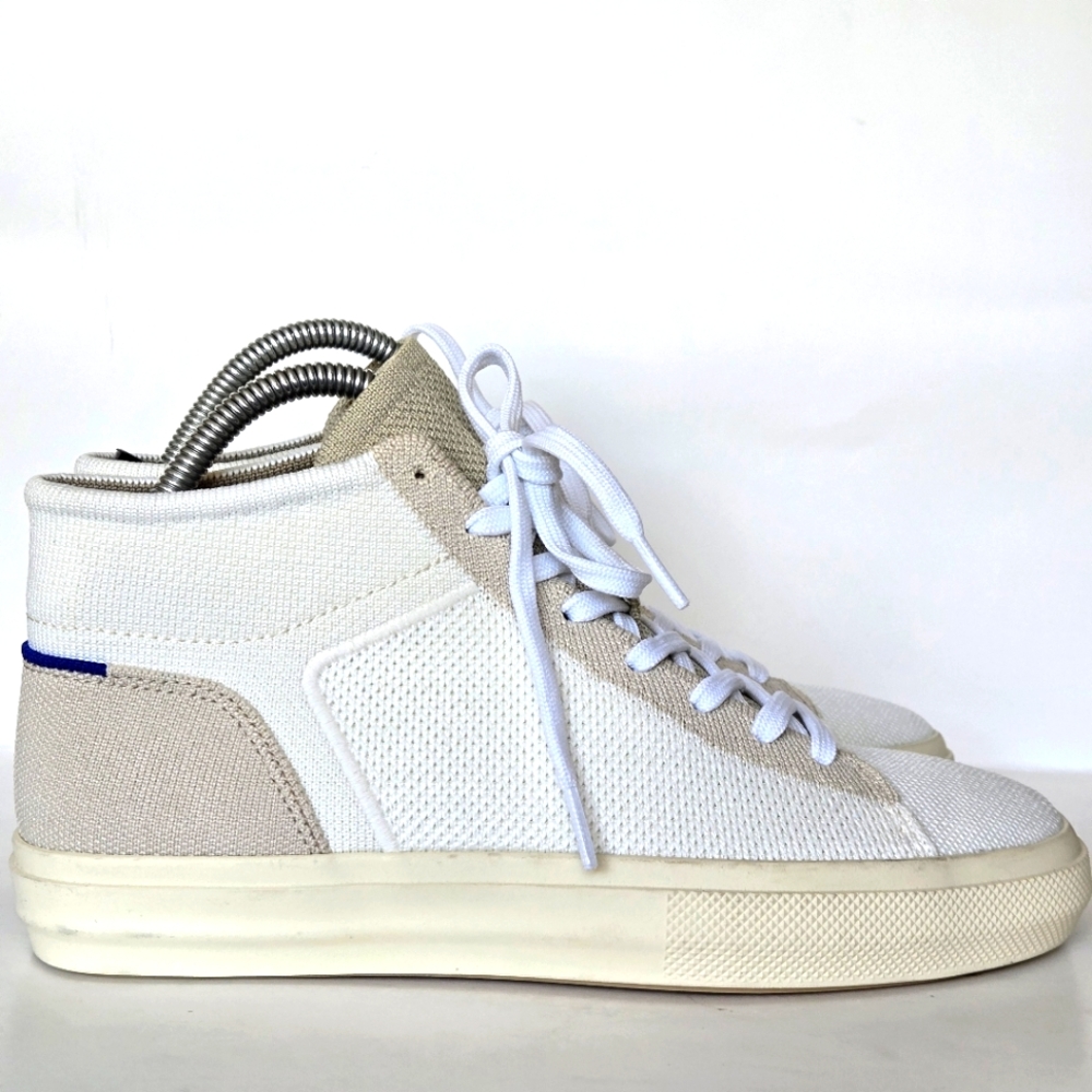 Rothy's menās The High Top Sneaker In Sand Dune Size 8